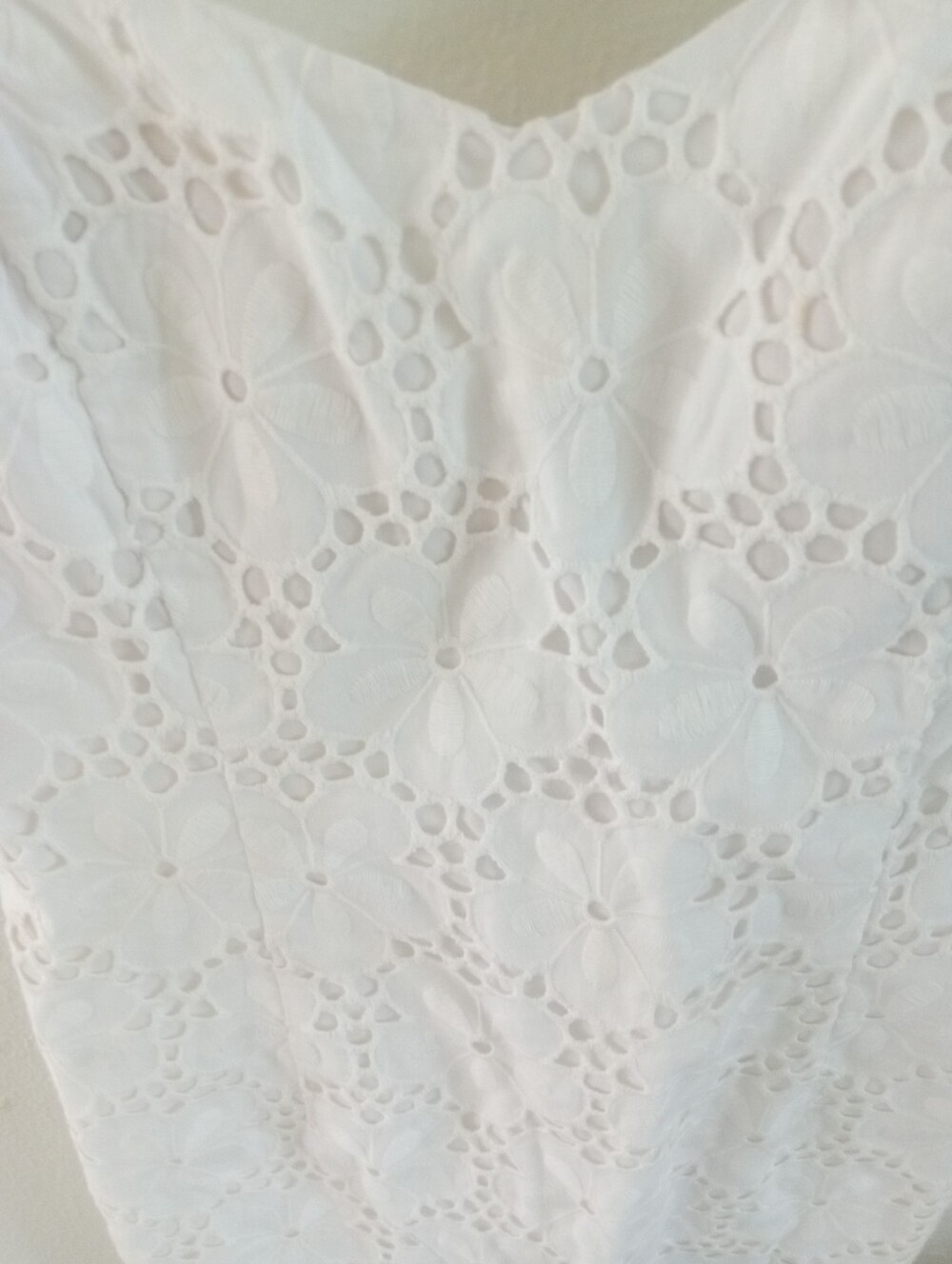 LILLY PULITZER McCallum Cotton Eyelit Mini Dress In White | 0 - Picture 4 of 9